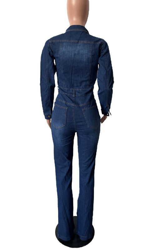 DENIM JUMPSUIT