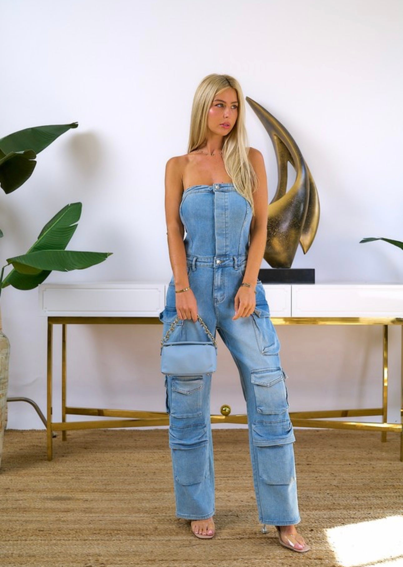 Berlin Cargo Demin Jumpsuit
