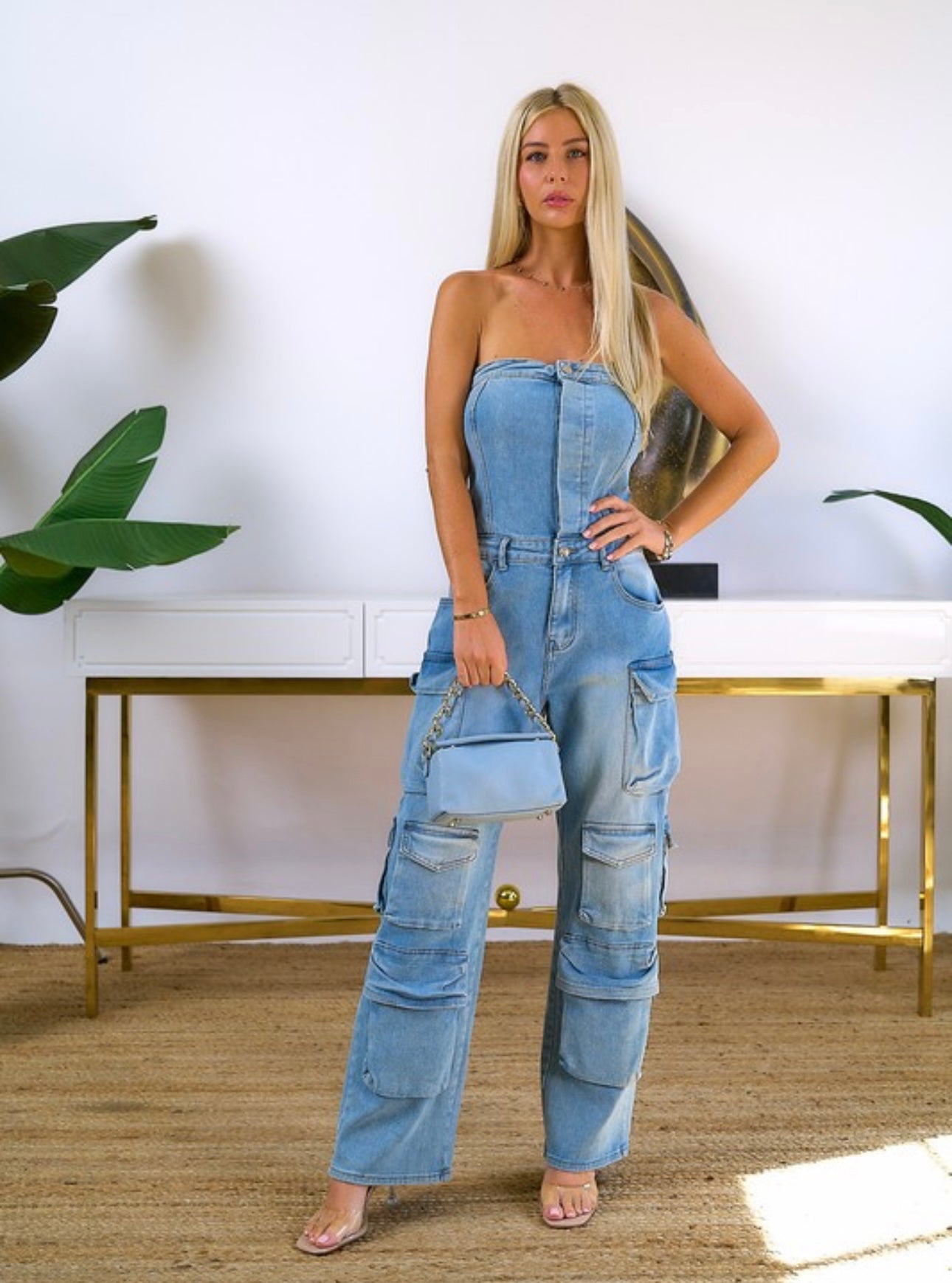 Berlin Cargo Demin Jumpsuit